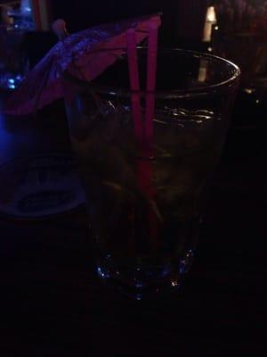 They have umbrellas for your drinks