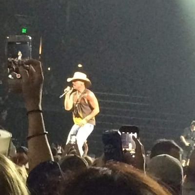 Nashville, TN at Kenny Chesney. Ashley made it incredibly easy to find her at the end of the show.