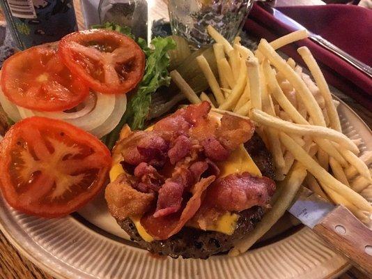 Bacon burger- Thursday's only.