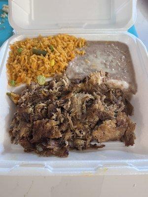 Combinacion Plato  Meat- Carnitas
