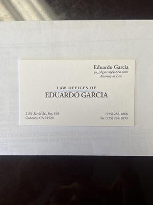 Law Offices Of Eduardo Garcia