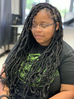 Softlocs with curly ends