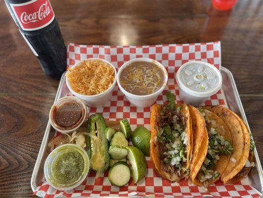 Quesabirria compadres taco combo