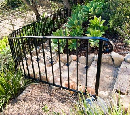 Custom patio guardrails that enhance your gardens