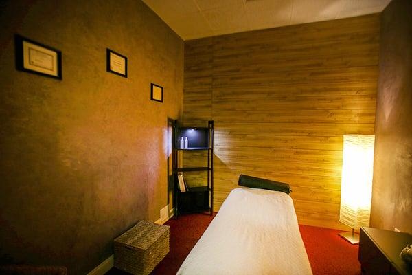 The massage room