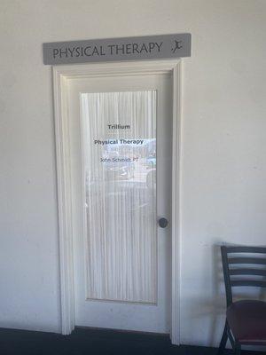Treatment room entry