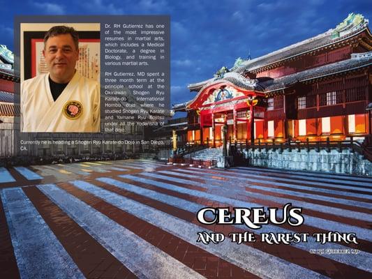 Sensei RH Gutierrez MD is also an author his latest publication "Cerus and the Ratest thing"
