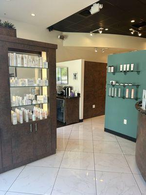 Entryway into the shop