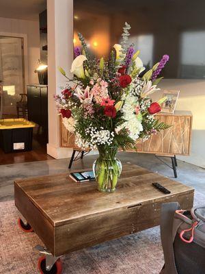 Anniversary bouquet.