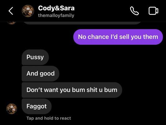 Evidence of the rampant homophobia displayed by Cody Malloy