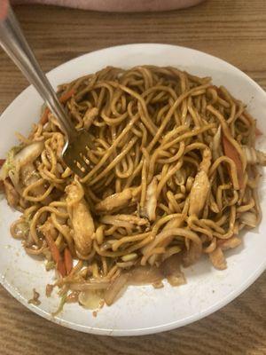 54. Chicken Lo Mein