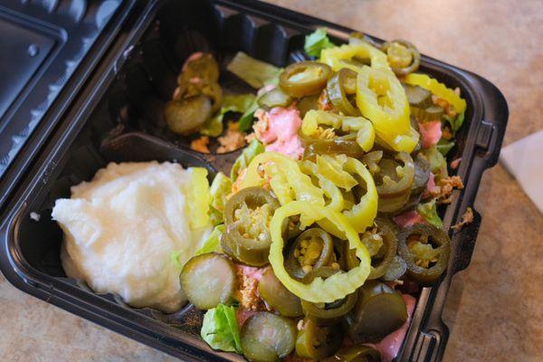 Lettuce bowl with Chicken Shawarma