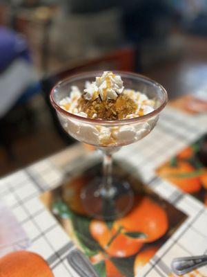Deep fried ice cream