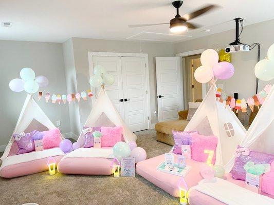 Starry Sky Sleepovers