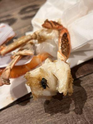 Sec photo of the deep fry crab along with the fly .