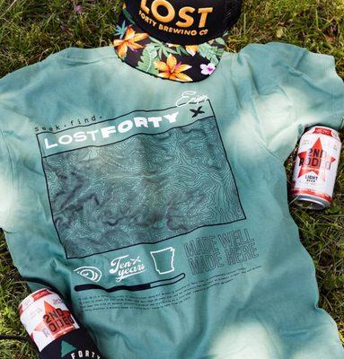 Custom merch and apparel for Lost Forty