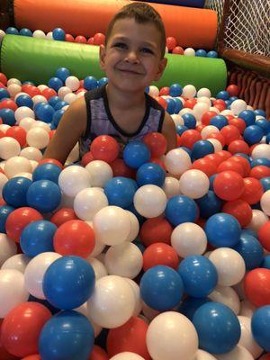Ball pit fun!