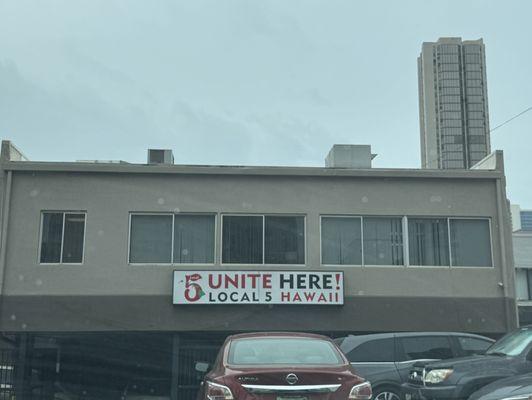 Double parked behind a double parked car...with another truck trying to get in behind me.