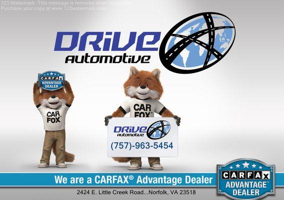 We are a Carfax Advantage Dealer.
