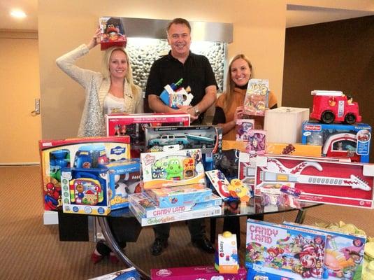 Recent "Toys for Tots" campaign where we collected over $1400 worth of toys as a former Marine it is an easy choice!