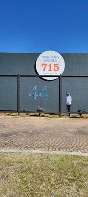 Hank Aaron wall