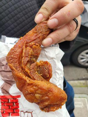 These are the best chicharrones I have ever had! Perfect flavor! Perfect bite! Mmmm!