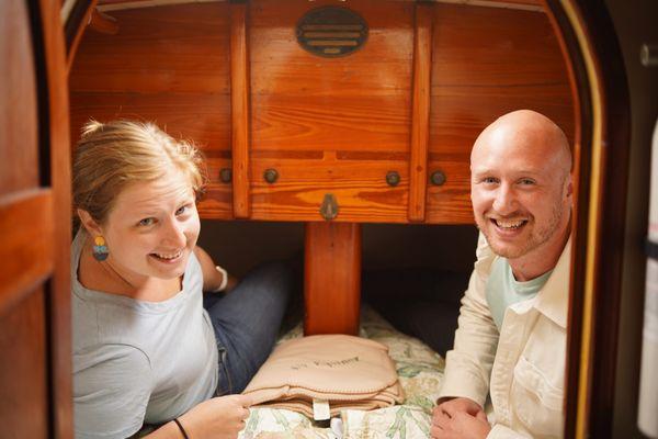 Jared and Bethany, the owners of Port Gardner Yacht Brokerage