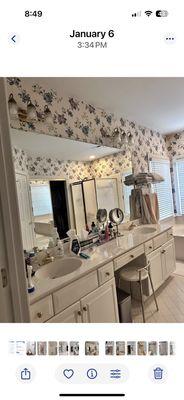 Before photo Master Bath