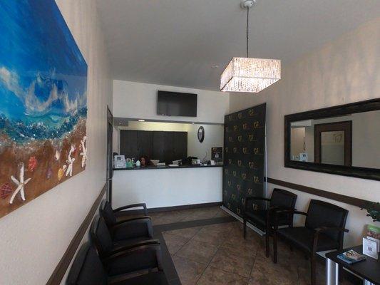 No waiting time in our waiting room.