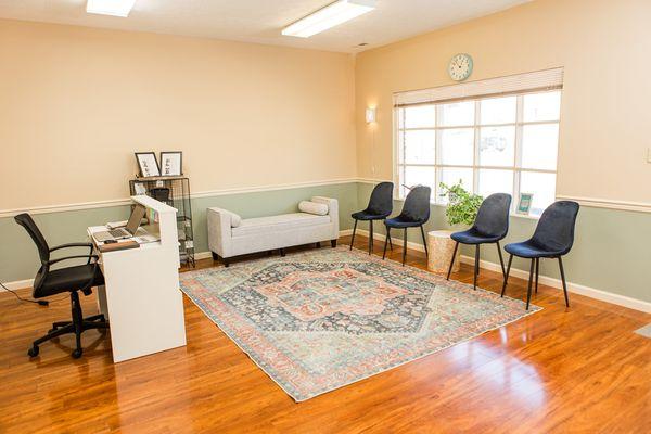 Our comfortable waiting area.