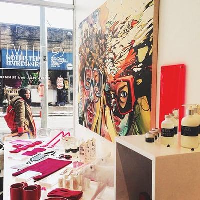 Summer on Clinton Street with works by Leah Tinari