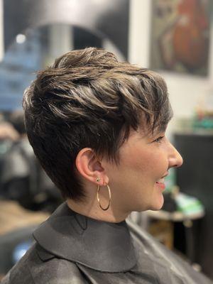 Textured Pixie Cut