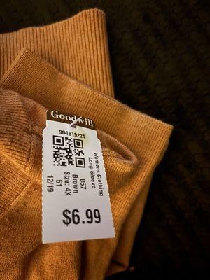 Bought this cute long sleeve top only $6.99