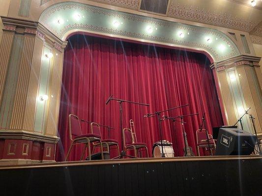 Fabulous stage awaiting Tuba Skinny.