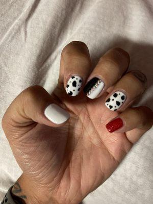 #shortnails #Cruella #fall