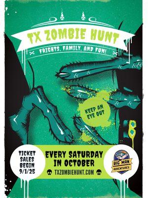 Fun for the family. Hunt the undead in October.