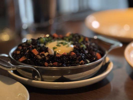 Very tasty dish. I forgot the name of it but supposed to be a really healthy grain of some sort.