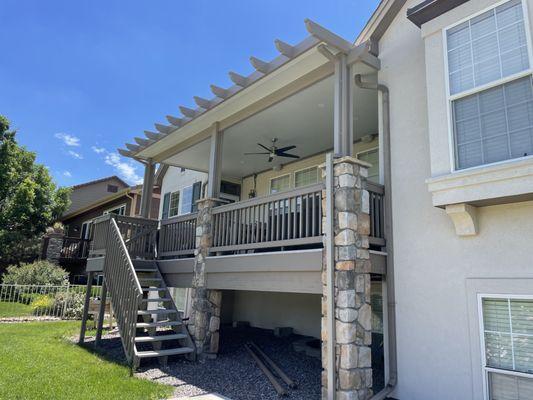 Absolutely stunning Insulated aluminum patio cover!