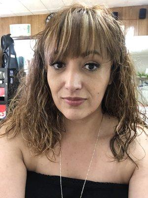 Curls and color by Hilda :-)