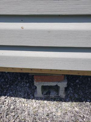 I had to rake up things around my house to level the building. THEY DO NOT DO THAT. INCLUDED IN THE PRICE