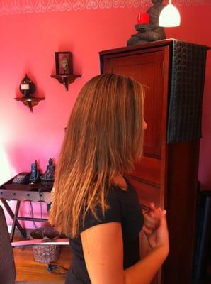 After Brazillan blowout side.