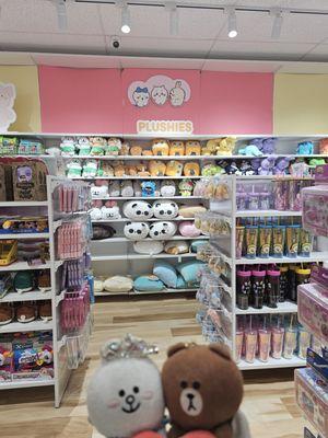 Plushies, tumblers, etc.