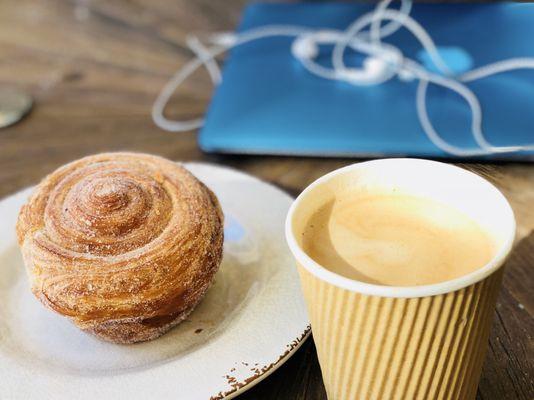 Bun Morning and latte