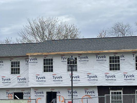 re-roof ocean city Maryland progress Pictures