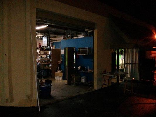 The main entrance to maglab.