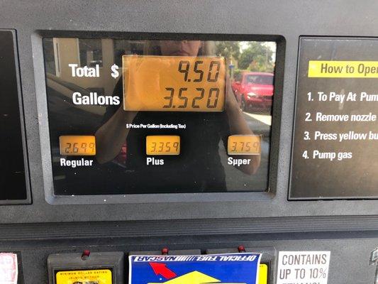 They have gas with no lines just in case the hurricane heads here