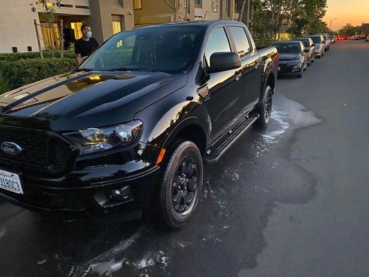 They do not require water and power which is always nice when ordering a mobile auto detail job.