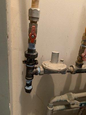 Plumbing work done.