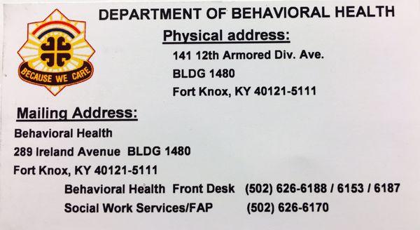 Behavioral Health Clinic