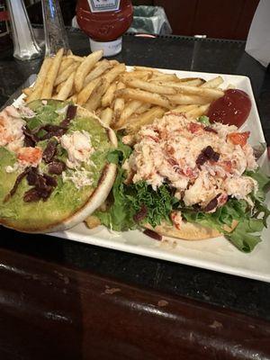 Lobster roll!!  Yummy!